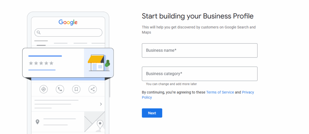 Setup Google Business Profile