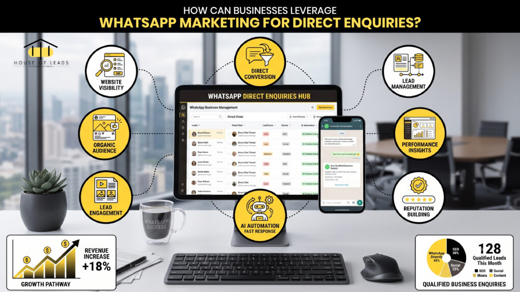 Online marketing | How Can Businesses Leverage WhatsApp Marketing for Direct Enquiries