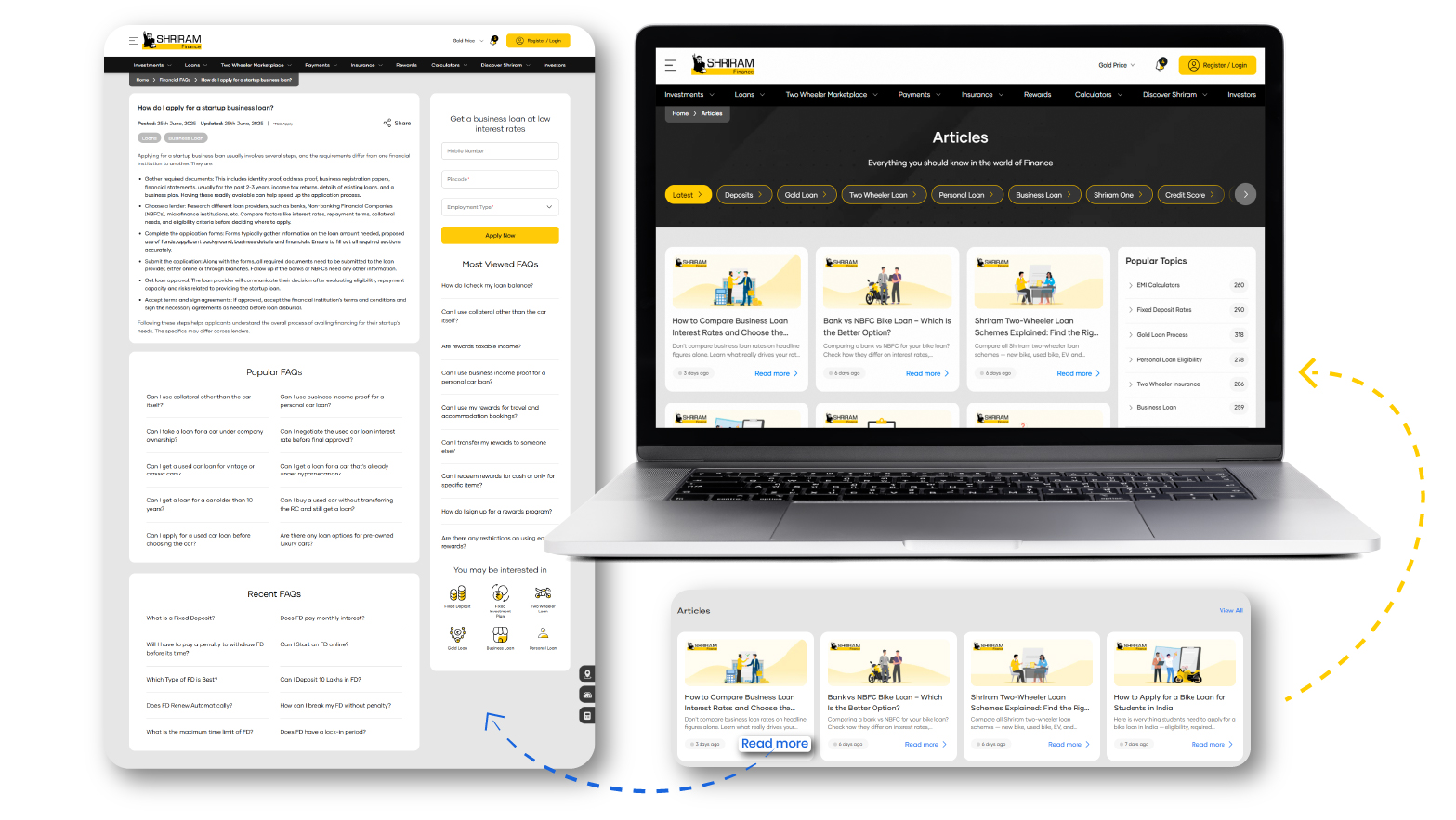 Shriram | content marketing services portfolio
