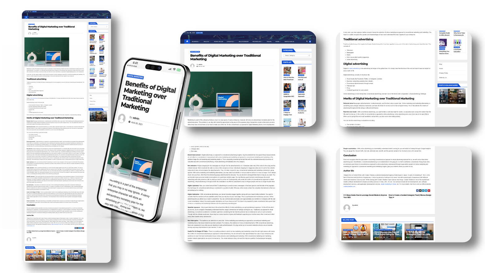 Shvong | content marketing services portfolio