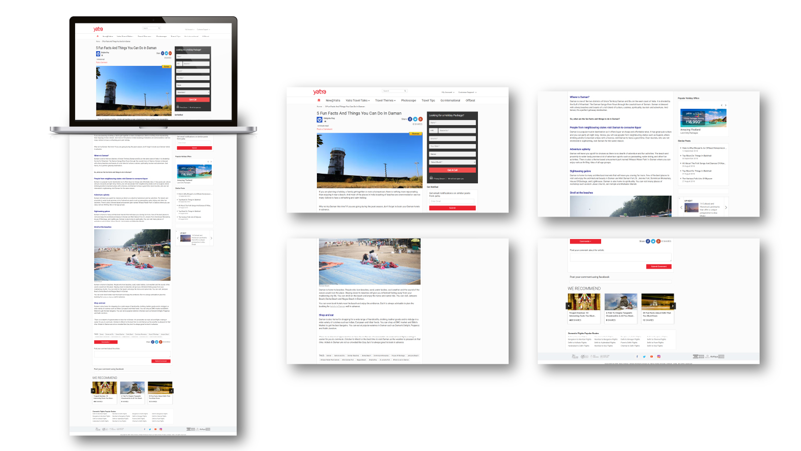 Yatra | content marketing services portfolio