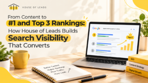 Read more about the article From Content to #1 and Top 3 Rankings: How House of Leads Builds Search Visibility That Converts