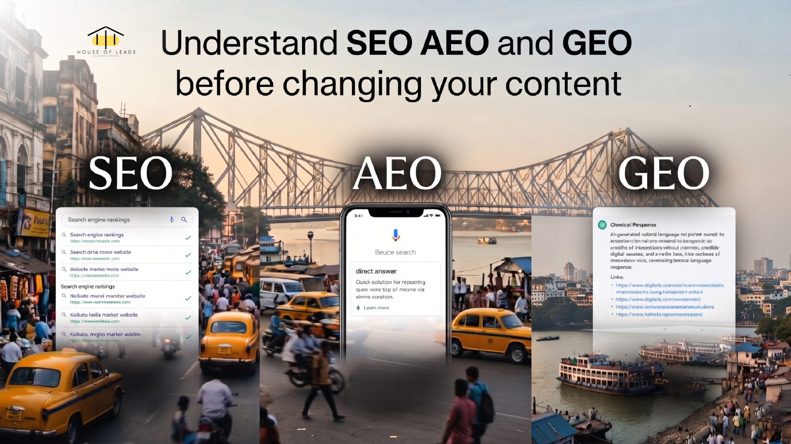 Understand SEO AEO and GEO